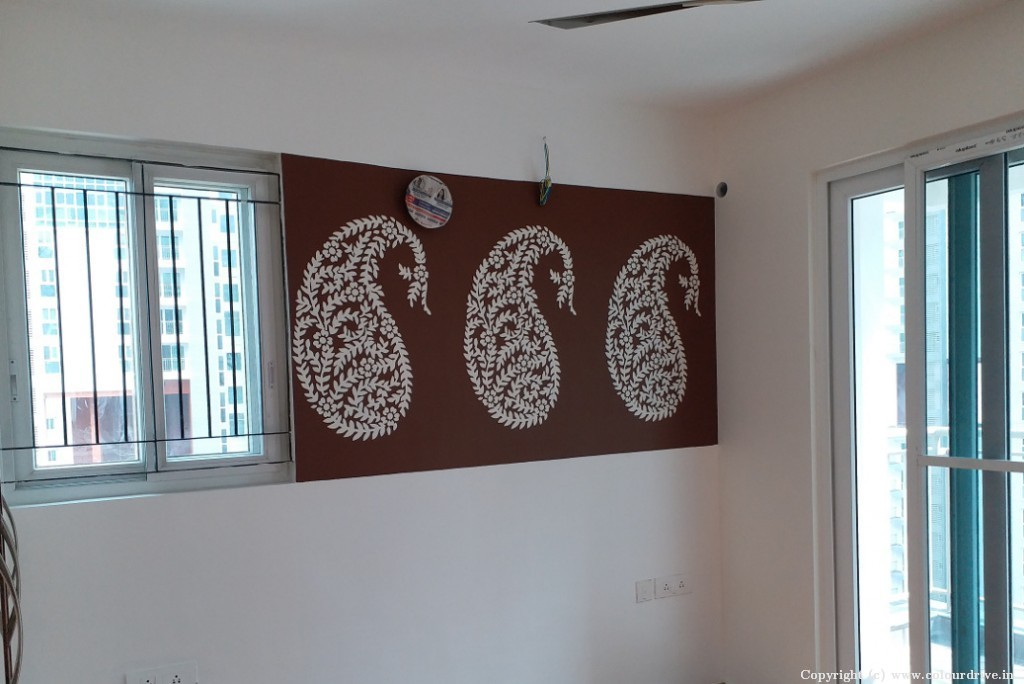 Royal Design Studio Wall Stencils Traditional Art Stencil Painting for Living Room