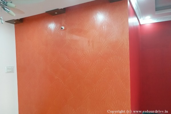 Texture Painting, and Home Painting Recent Project at Hebbal, Bangalore