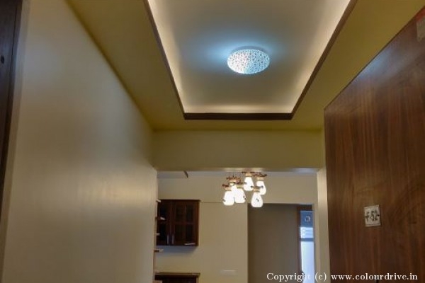 False Ceiling, Interior Painting, Texture Painting, and Home Painting Recent Project at Bommanahalli Bangalore