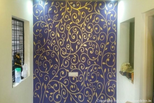 Free Hand Paint Art, Stencil Painting, and Home Painting Recent Project at Devanahalli Bangalore