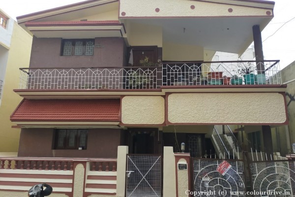 Exterior Painting, and Home Painting Recent Project at BTM Layout Bangalore