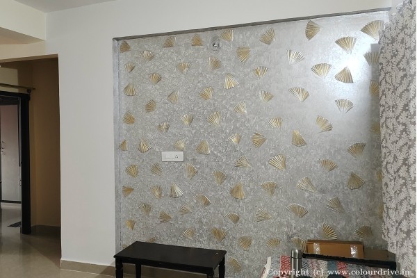 Enamel Painting, Interior Painting, Texture Painting, and Home Painting Recent Project at Doddabettahalli, Vidyaranyapura Bangalore