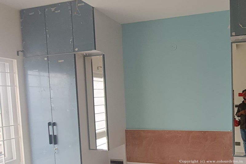Wall Painting Design Colour Highlighted Wall Interior Painting for Master Bedroom