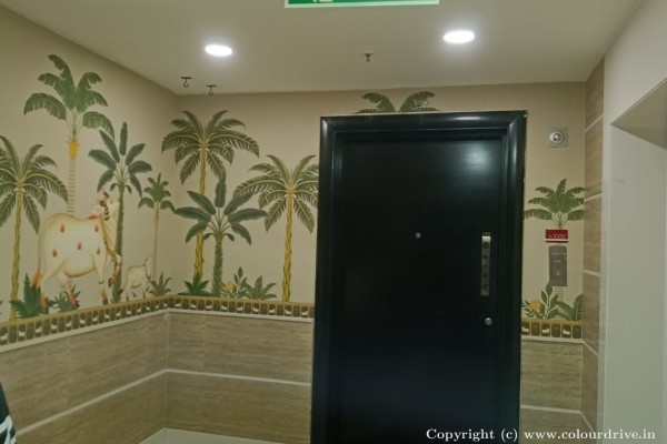 Interior Painting, Wallpaper, Waterproofing, and Home Painting Recent Project at Bellandur Bangalore