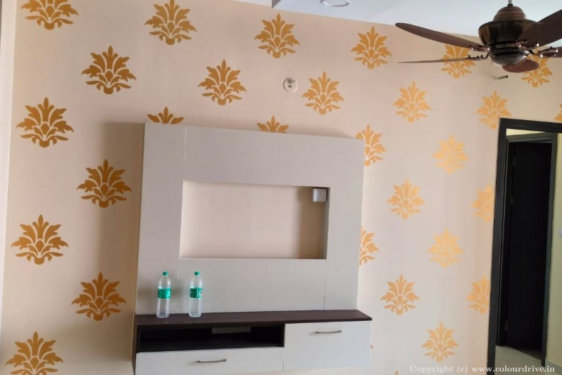 Wall Stencil Design for Bedroom Flower Stencil Design Stencil Painting for Bedroom
