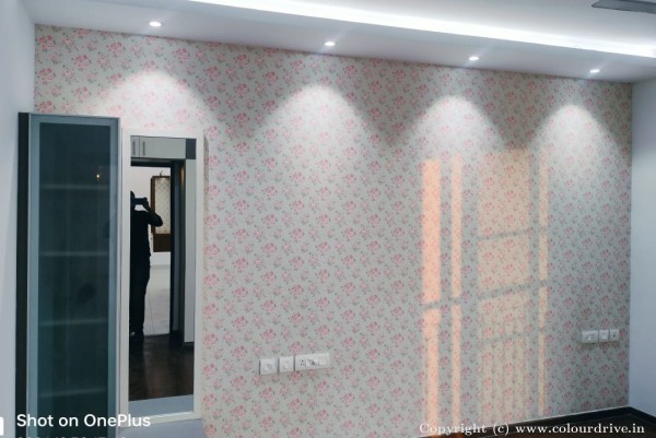 Enamel Painting, Exterior Painting, Interior Painting, Wallpaper, and Home Painting Recent Project at Muneshwara Nagar Bangalore