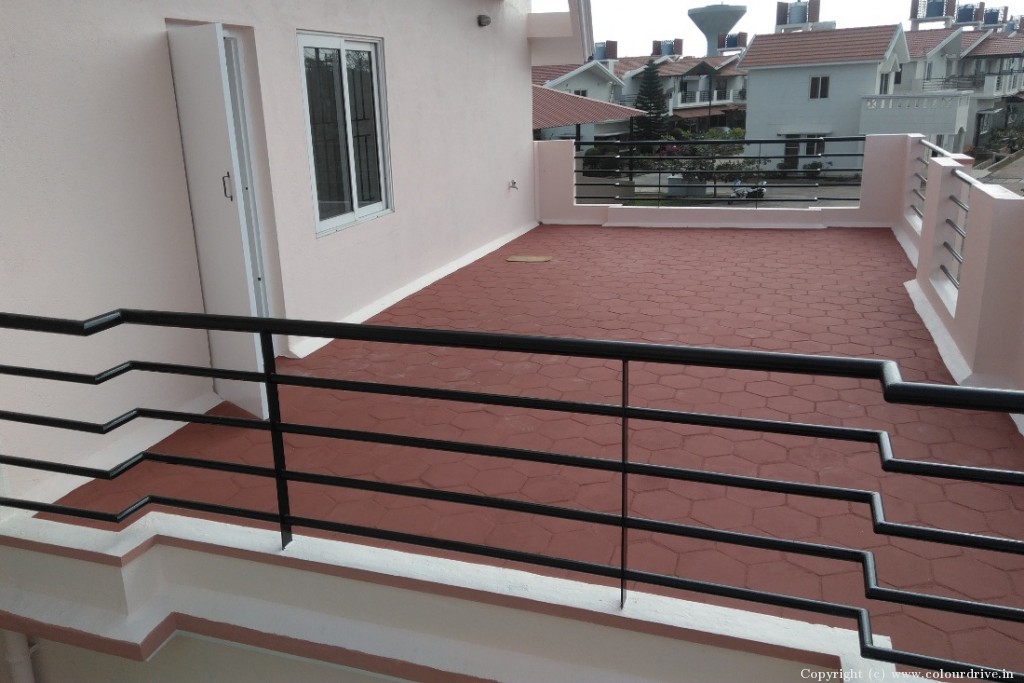 Exterior Indian House Paint Color Ideas Floor Terracotta Exterior Painting for Terrace