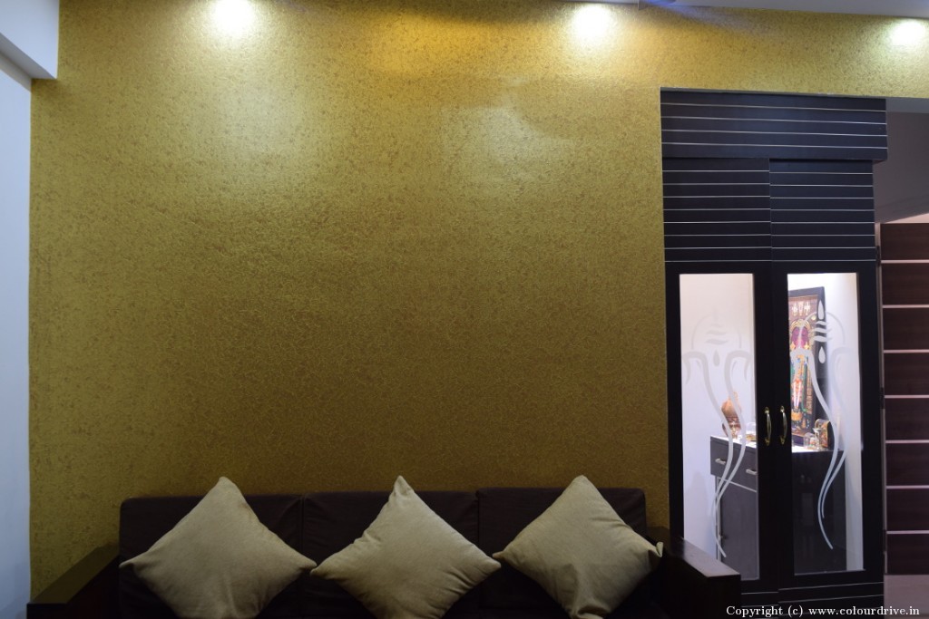 Wall Texture Design Seamless Sponging Design Texture Painting for Guest Room